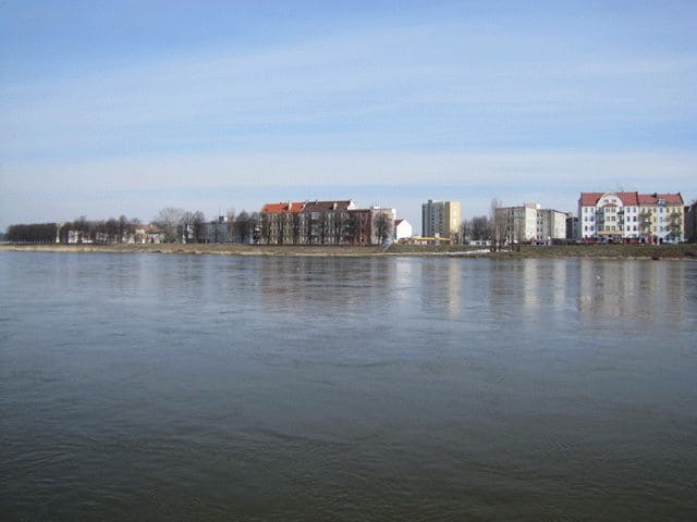 Blick von der Oderpromenade