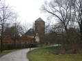 Friedrich-Ebert-Park mit Blick zur Alten Bischofsburg