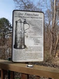 Hinweistafel zum Müllroser Zinnschatz