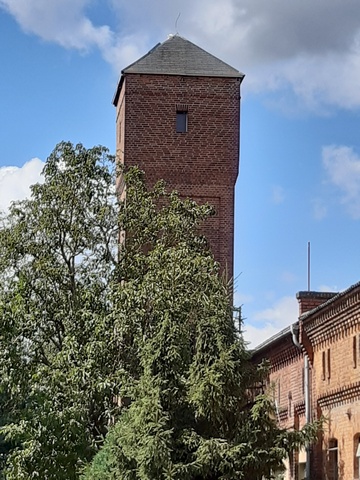 Wasserturm der Gutsanlage Saßleben