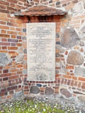 Gedenktafel an der Pfarrkirche