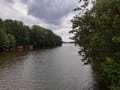 Blick von der Molchow-Brücke auf den Molchowsee