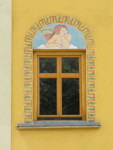 Fenster eines Wohnhauses